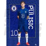 Be The Star Posters Chelsea FC Pulisic Headshot 21/22 Poster, A3, offizielles Lizenzprodukt
