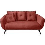 Reduzierte Rote Moderne ALEA Zweisitzer-Sofas aus Textil Breite 150-200cm, Höhe 50-100cm, Tiefe 100-150cm 2 Personen 