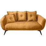 Reduzierte Gelbe Moderne ALEA Zweisitzer-Sofas aus Textil Breite 150-200cm, Höhe 50-100cm, Tiefe 100-150cm 2 Personen 