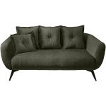 Reduzierte Grüne Moderne ALEA Zweisitzer-Sofas aus Textil Breite 150-200cm, Höhe 50-100cm, Tiefe 100-150cm 2 Personen 