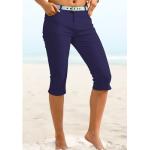 3/4-Hose BEACHTIME blau (marine) Damen Hosen 5-Pocket-Jeans Strandhosen Bestseller