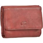 Rote Bear Design Mini Geldbörsen aus Leder für Damen 