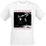 Beastie Boys T-Shirt - III Communication Tracklist - S bis XL - für Männer - Größe XL - weiß - Lizenziertes Merchandise