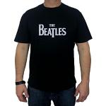Schwarze The Beatles Nachhaltige Herrenbandshirts Übergrößen 