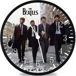 Schwarze Elegante The Beatles Wanduhren aus Glas 