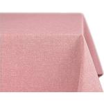 Rosa ovale Tischdecken aus Stoff 