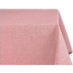 Beautex Tischdecke » fleckenabweisende und bügelfreie Tischdecke - Tischtuch mit Lotuseffekt - Tischwäsche in Leinenoptik« (1-tlg), rosa, Rose