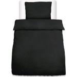 Schwarze Beautissu Bettwäsche Sets & Bettwäsche Garnituren aus Seersucker maschinenwaschbar 135x200 2-teilig 