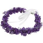 Lavendelfarbener Eleganter Brauthaarschmuck für Damen zur Hochzeit 