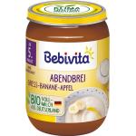 Bebivita Bio Babygläschen Abend-Grießbrei - Grieß-Banane-Apfel