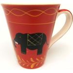 Reduzierte Cha Cult Kaffeetassen mit Elefantenmotiv aus Keramik 
