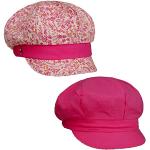 bedacht Millefleurs Ballonmütze Wendehut Baker-Boy-Mütze Schirmmütze Schildmütze Damencap (One Size - pink)