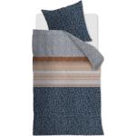 Blaue Animal-Print Beddinghouse Baumwollbettwäsche mit Reißverschluss aus Baumwolle maschinenwaschbar 155x220 