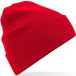 Rote Beechfield Bio Strickmützen Handwäsche für Damen Einheitsgröße für den für den Winter 