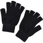 Schwarze Beechfield Fingerlose Handschuhe & Halbfinger-Handschuhe aus Acryl maschinenwaschbar für Herren Größe M für den für den Winter 