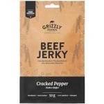 Beef Jerky • Deutsches Rindfleisch • Trockenfleisch vom Rind im Set • 10er-Pack • Cracked Pepper • (10 x 50g = 500g)