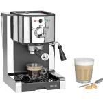 BEEM Siebträgermaschine Espresso-Perfect, Permanentfilter, inkl. Kaffeekapsel Einsatz, silberfarben