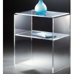 Moderne Topdesign Rechteckige Beistelltische Glas aus Acrylglas Breite 0-50cm, Höhe 50-100cm, Tiefe 0-50cm 