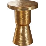 Goldene Loftscape Runde Beistelltische Rund 31 cm aus Metall Breite 0-50cm, Höhe 50-100cm, Tiefe 0-50cm 