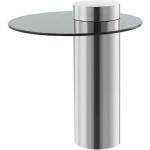 Silberne Minimalistische xxxlutz Runde Runde Glastische aus Glas Breite 0-50cm, Höhe 0-50cm, Tiefe 0-50cm 
