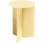 Reduzierte Gelbe Moderne Hay Runde Beistelltische Rund 47 cm aus Metall Höhe 0-50cm, Tiefe 0-50cm 