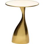 Goldene KARE DESIGN Runde Design Tische aus Aluminium 