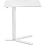 Reduzierte Weiße LaPalma Yo Runde Design Tische höhenverstellbar Breite 0-50cm, Höhe 0-50cm, Tiefe 0-50cm 
