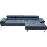 Blaue Beldomo L-förmige Polstermöbel aus Textil Breite 300-350cm, Höhe 300-350cm, Tiefe 300-350cm 3 Personen 