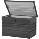 Graue Moderne Beliani Auflagenboxen & Gartenboxen aus Metall UV-beständig 