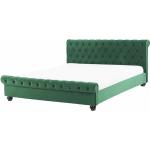 Reduzierte Smaragdgrüne Beliani Betten-Kopfteile matt 180x200 