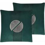 Reduzierte Smaragdgrüne Moderne Beliani Sofakissen & Dekokissen aus Polyester 45x45 2-teilig 
