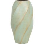 Hellgrüne Moderne 38 cm Beliani Bodenvasen & Vasen für Pampasgras 38 cm aus Keramik 
