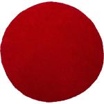 Rote Beliani Runde Runde Teppiche 140 cm 