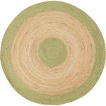 Hellgrüne Beliani Runde Runde Teppiche 140 cm 