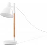 Weiße Moderne Beliani Ovale Designer Tischlampen aus Metall E27 
