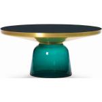 Smaragdgrüne Moderne ClassiCon Runde Design Couchtische aus Glas 