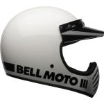 BELL Integralhelm Moto-3 Classic White Gloss L