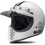 Bell Moto-3 Steve McQueen Motocross Helm, schwarz-weiss, Größe L