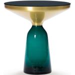 Smaragdgrüne Art Deco Design Tische aus Metall 