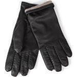 Schwarze Christ Leatherwear Gefütterte Handschuhe für Damen Größe 8 
