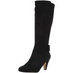 Bella Vita Women's Troy II Dress Boot Knee High, Black Suede, 8 W US