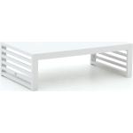 Reduzierte Weiße Gartentische Aluminium aus Aluminium Breite 100-150cm, Höhe 100-150cm, Tiefe 50-100cm 