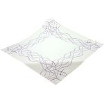 Lila Bestickte Moderne Rechteckige eckige Tischdecken aus Polyester 