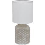 Graue Moderne Eglo Runde Nachttischlampen & Nachttischleuchten aus Keramik E14 