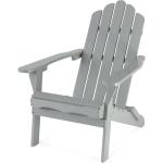 Reduzierte Hellgraue Moderne Adirondack Chairs lackiert Breite 50-100cm, Höhe 50-100cm, Tiefe 50-100cm 