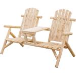 Rustikale Nachhaltige 2-Sitzer-Gartenbänke lackiert aus Massivholz Breite 150-200cm, Höhe 100-150cm, Tiefe 50-100cm 2 Personen 