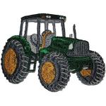Traktor 8,5 cm 6,7 cm Bügelbild Aufnäher Applikation Patch Traktoren Auto Car