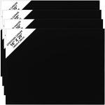 Schwarze Leinwandbilder aus Acrylglas Querformat 40x50 4-teilig 
