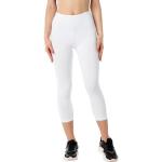 Reduzierte Weiße Unifarbene Casual Bio Capri-Leggings & 3/4-Leggings aus Baumwolle für Damen Größe 3 XL 