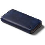 Blaue Bellroy Herrenportemonnaies & Herrenwallets mit Reißverschluss aus Leder mit RFID-Schutz 